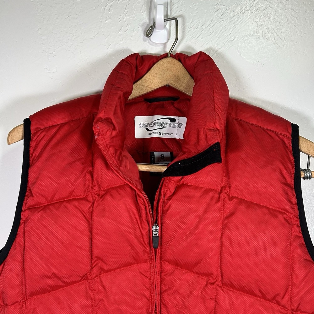 Vintage Obermeyer 61191‎ Down Fill Puffy Nylon Winter Ski Snow Vest Ladies 8 - Picture 2 of 9